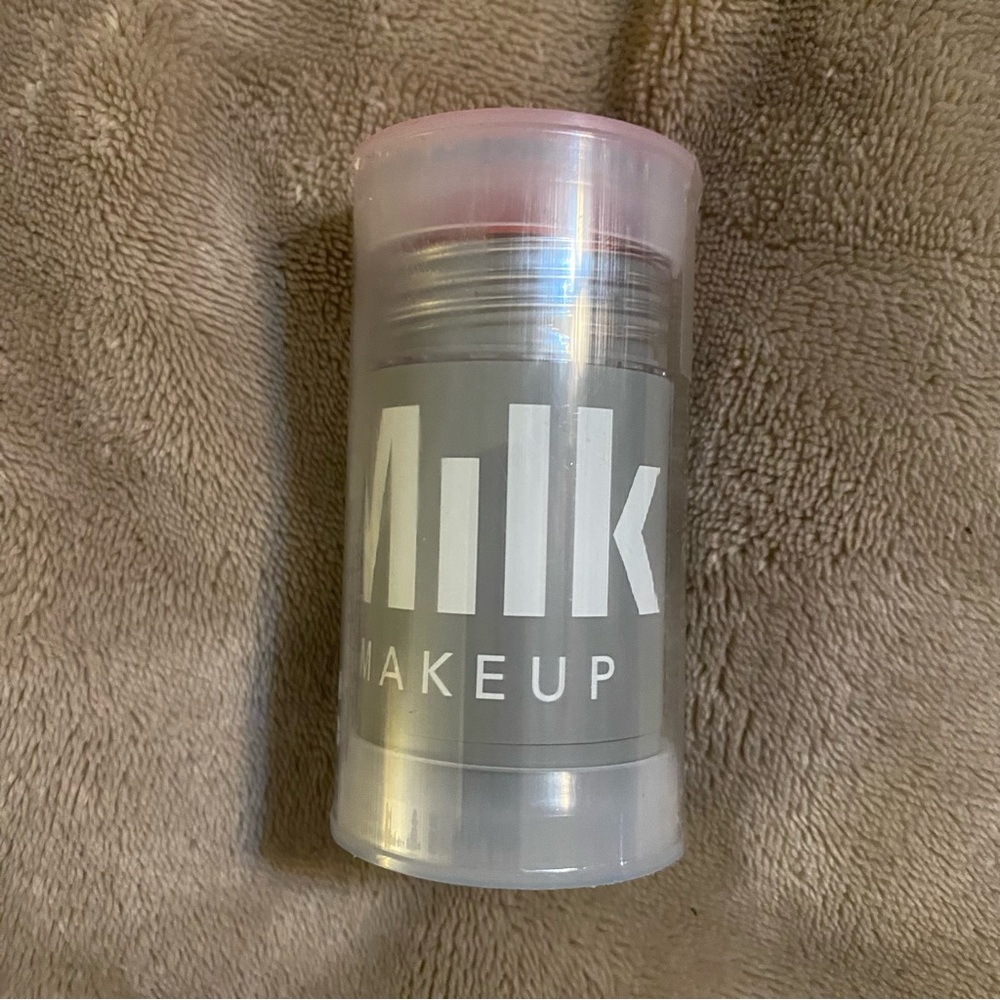 🌷 Milk Makeup PERK Coral w shimmer Lip + Cheek Cream Color New FullSz